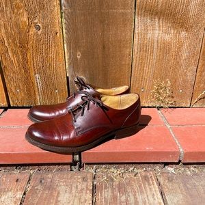 Frye Oxford style leather dress shoe loafer menswear womens size 8.5